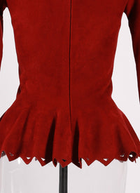 Trigone knitted jumper, long sleeves - Red