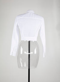 Chemise courte Africa - Blanc