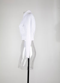 Chemise courte Africa - Blanc