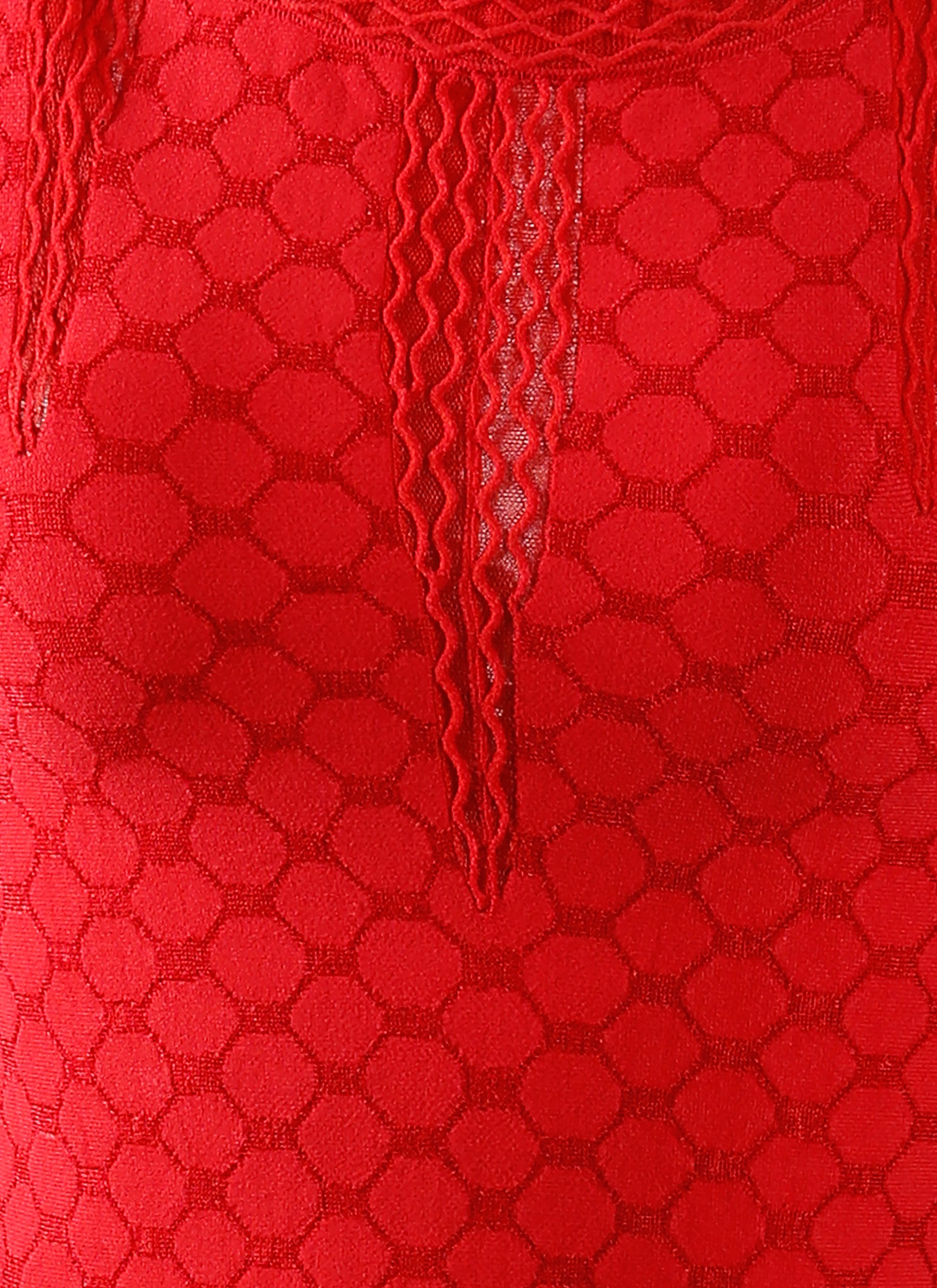Robe sans manches Salomon en maille - Rouge