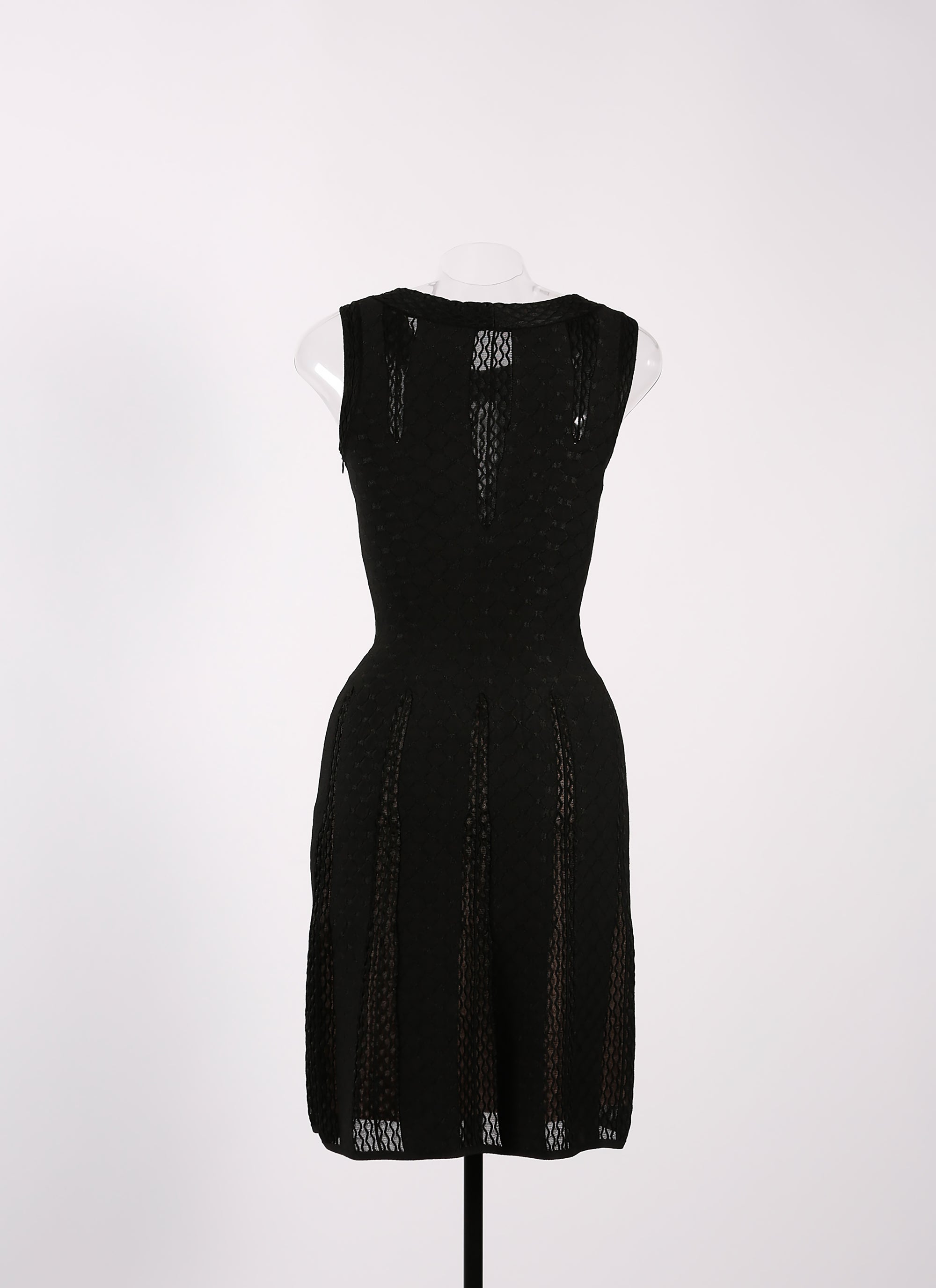 Salomon sleeveless sheer dress - Black