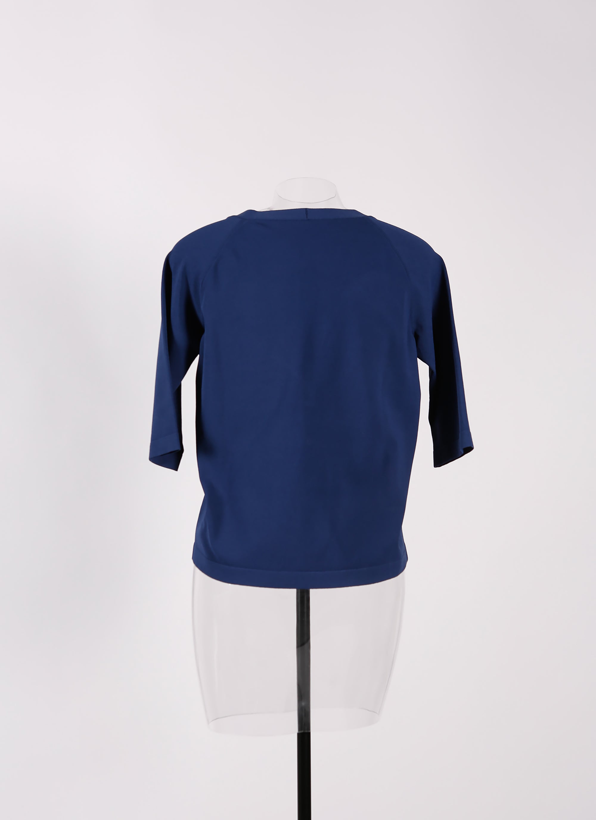 Cardigan court à manches longues en maille - Cobalt