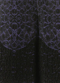 Robe à manches courtes Galatea en maille - Noir & Saphir