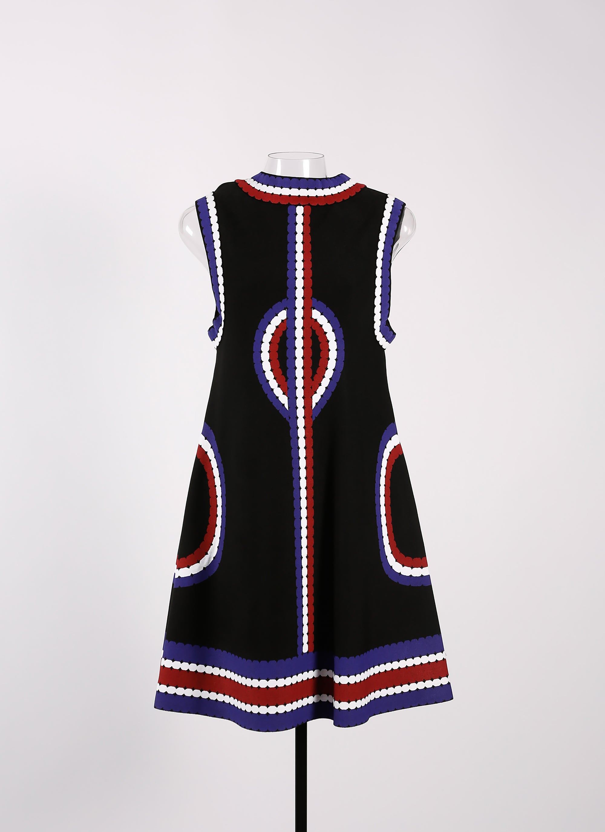 Mesh Masai sleeveless dress - Multicolour