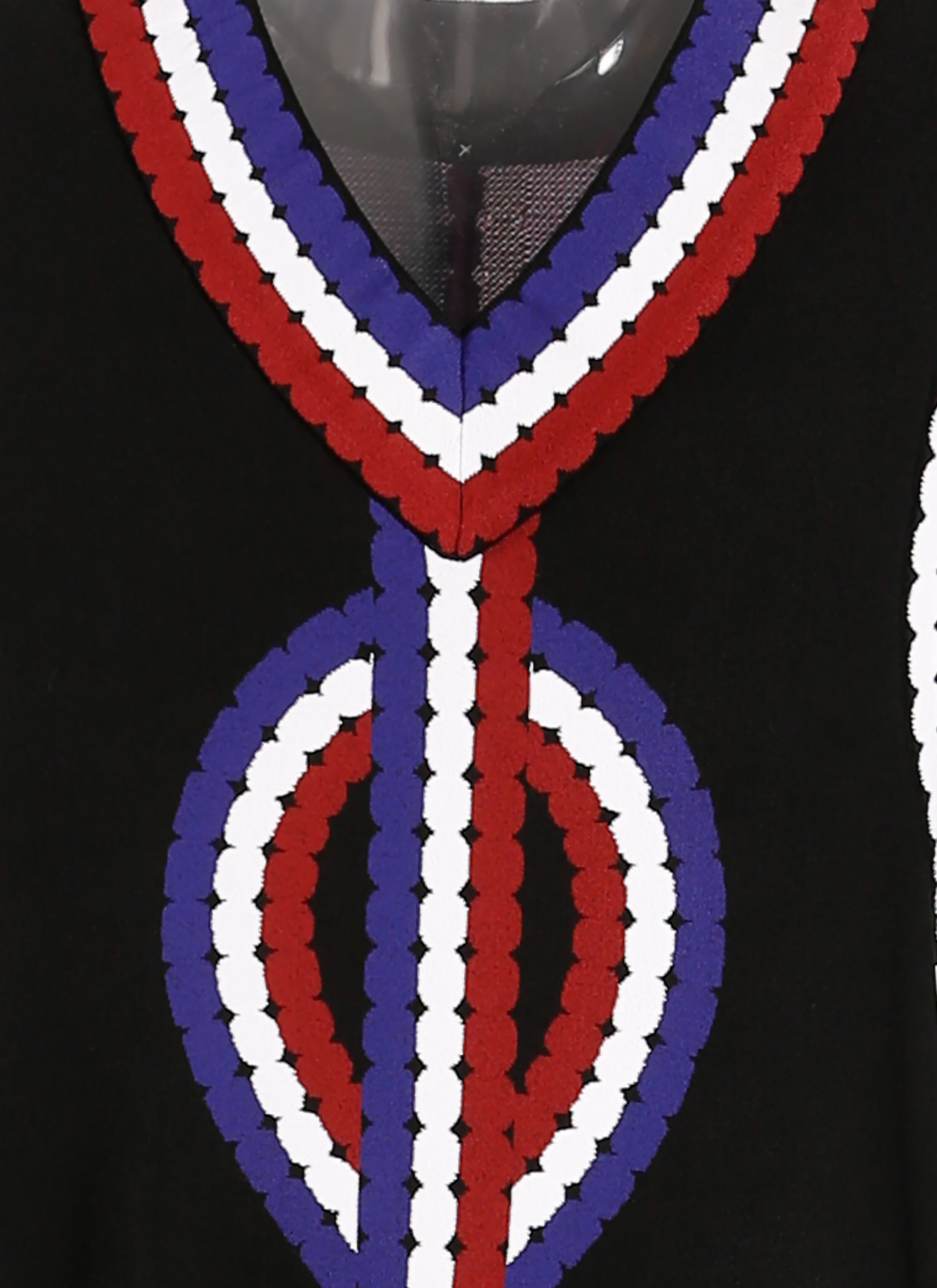 Mesh Masai sleeveless dress - Multicolour