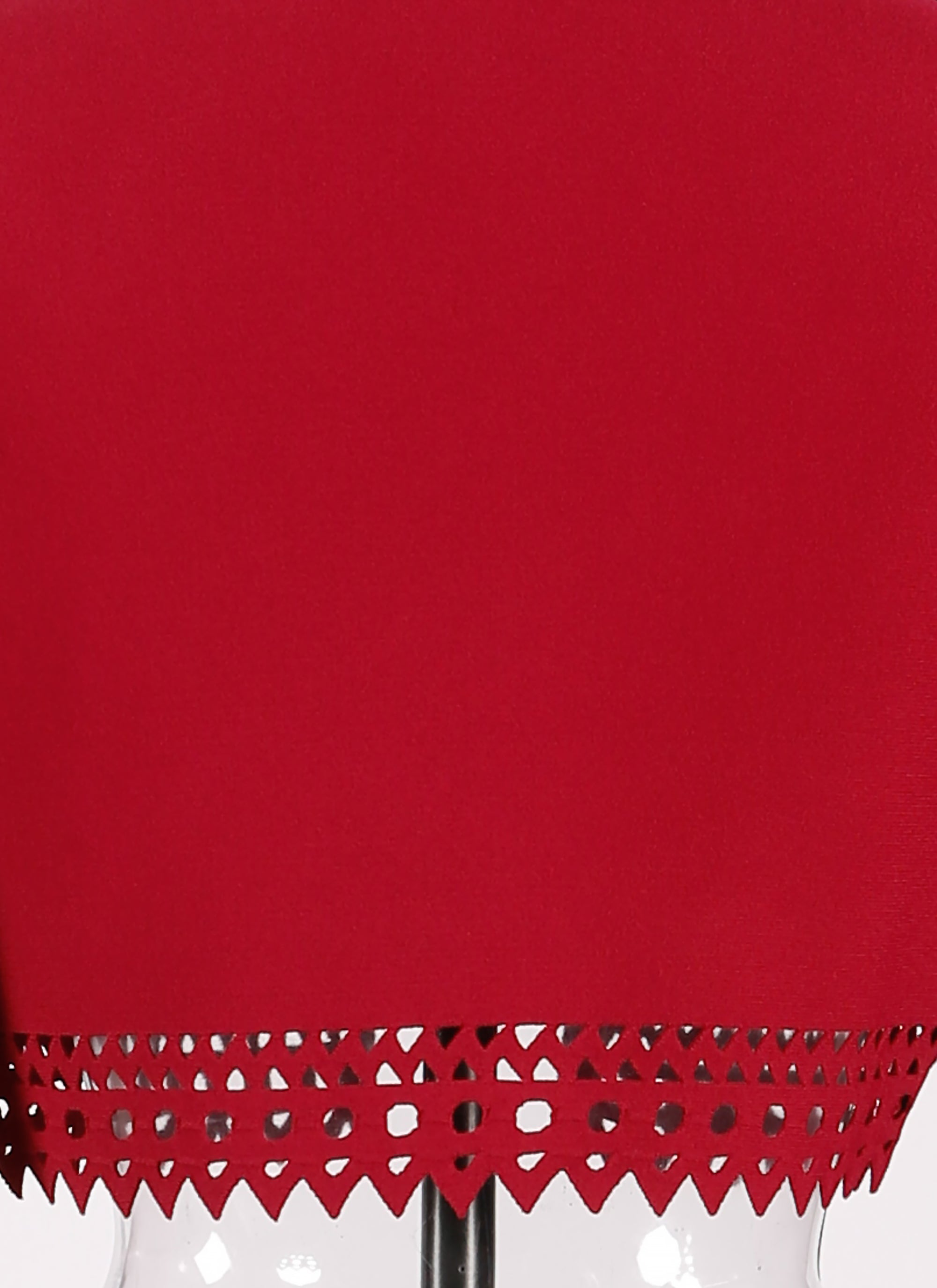 Cardigan ajouré en maille - Pourpre