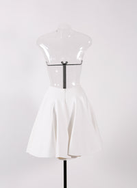 Jupe Opera en maille - Blanc