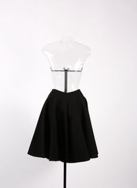Knitted Opera skirt - Black