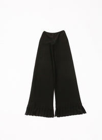 Wool Daimyo trousers - Black