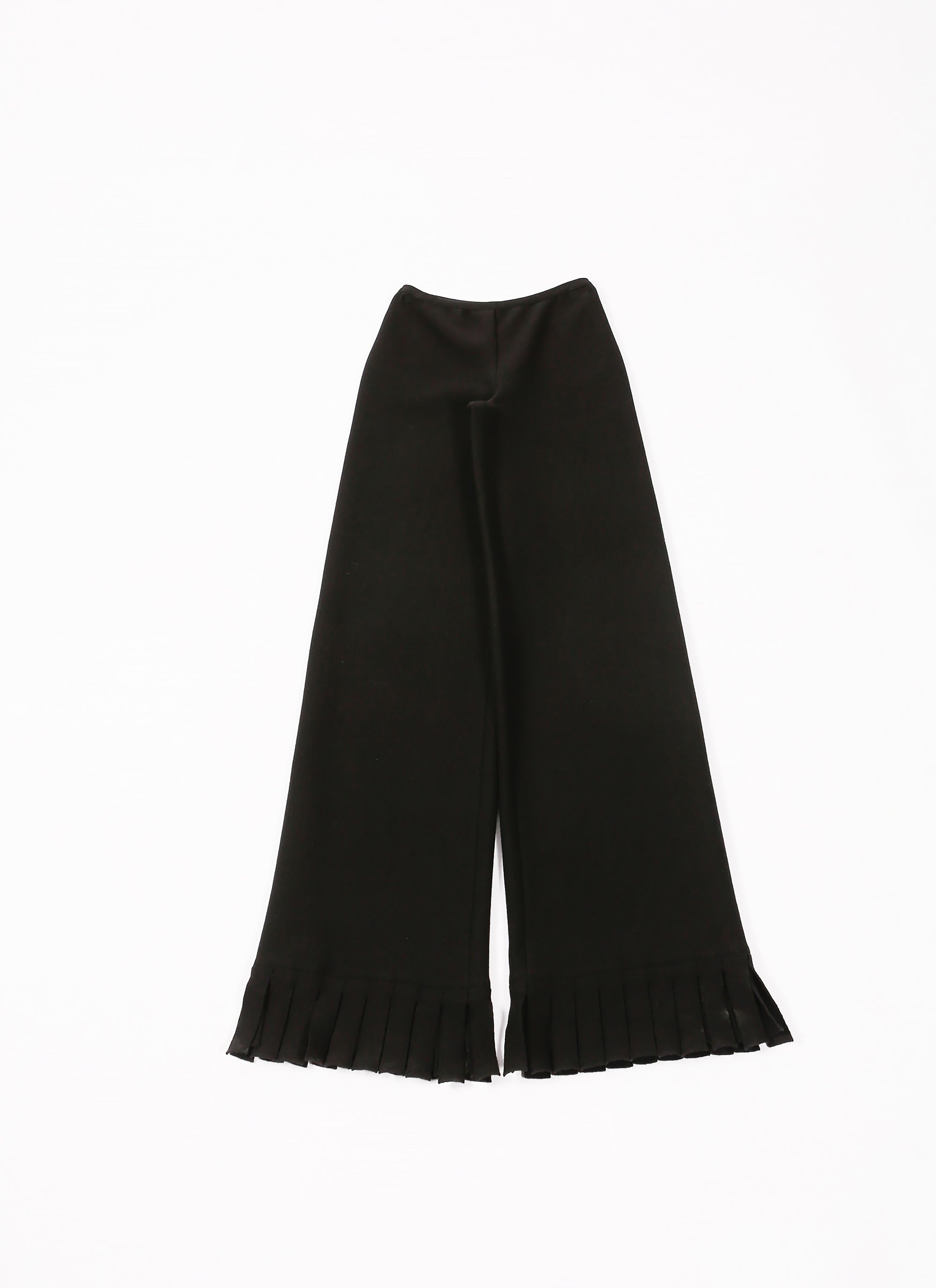 Wool Daimyo trousers - Black