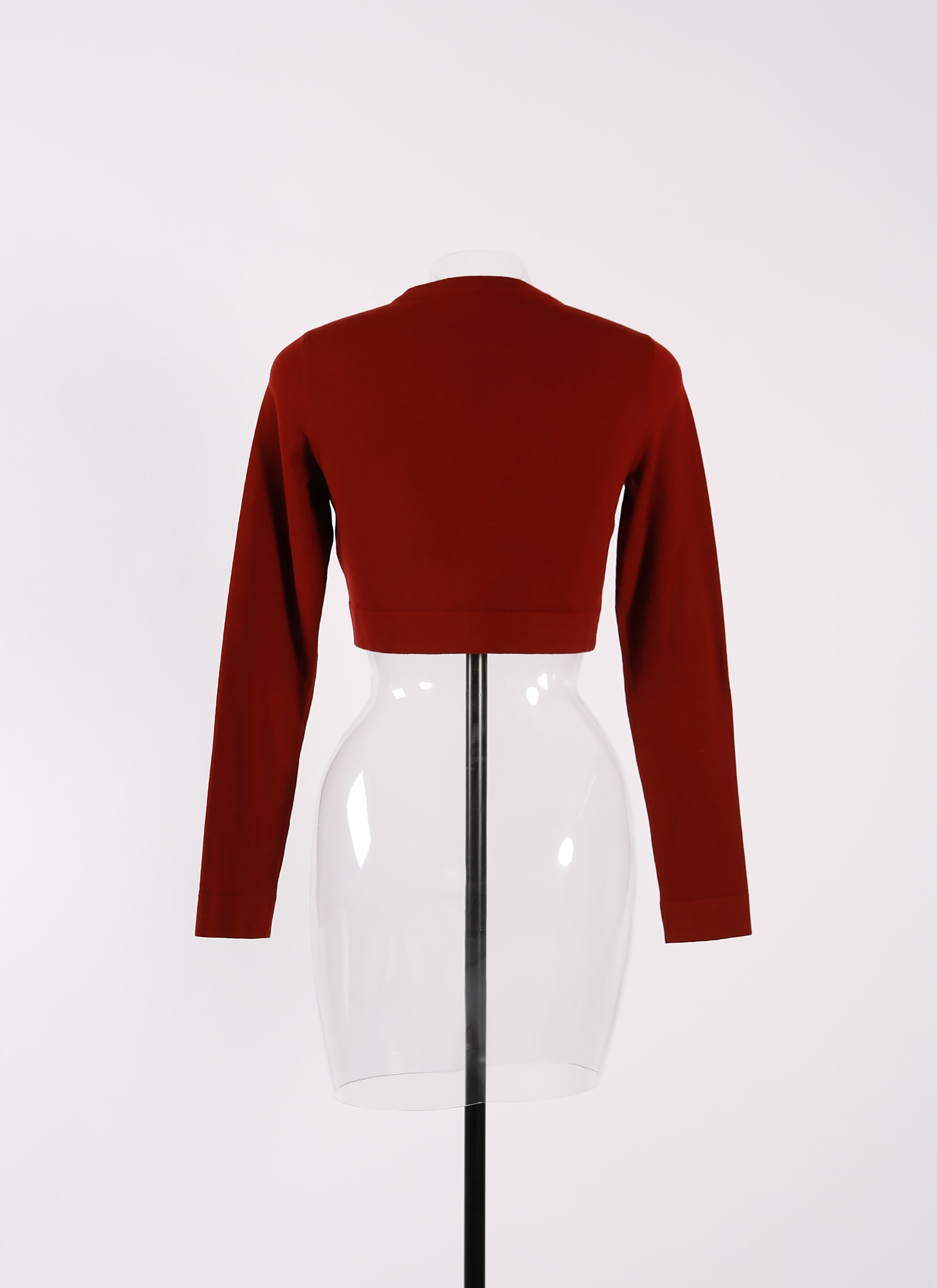 Cardigan Supreme en laine - Grenat
