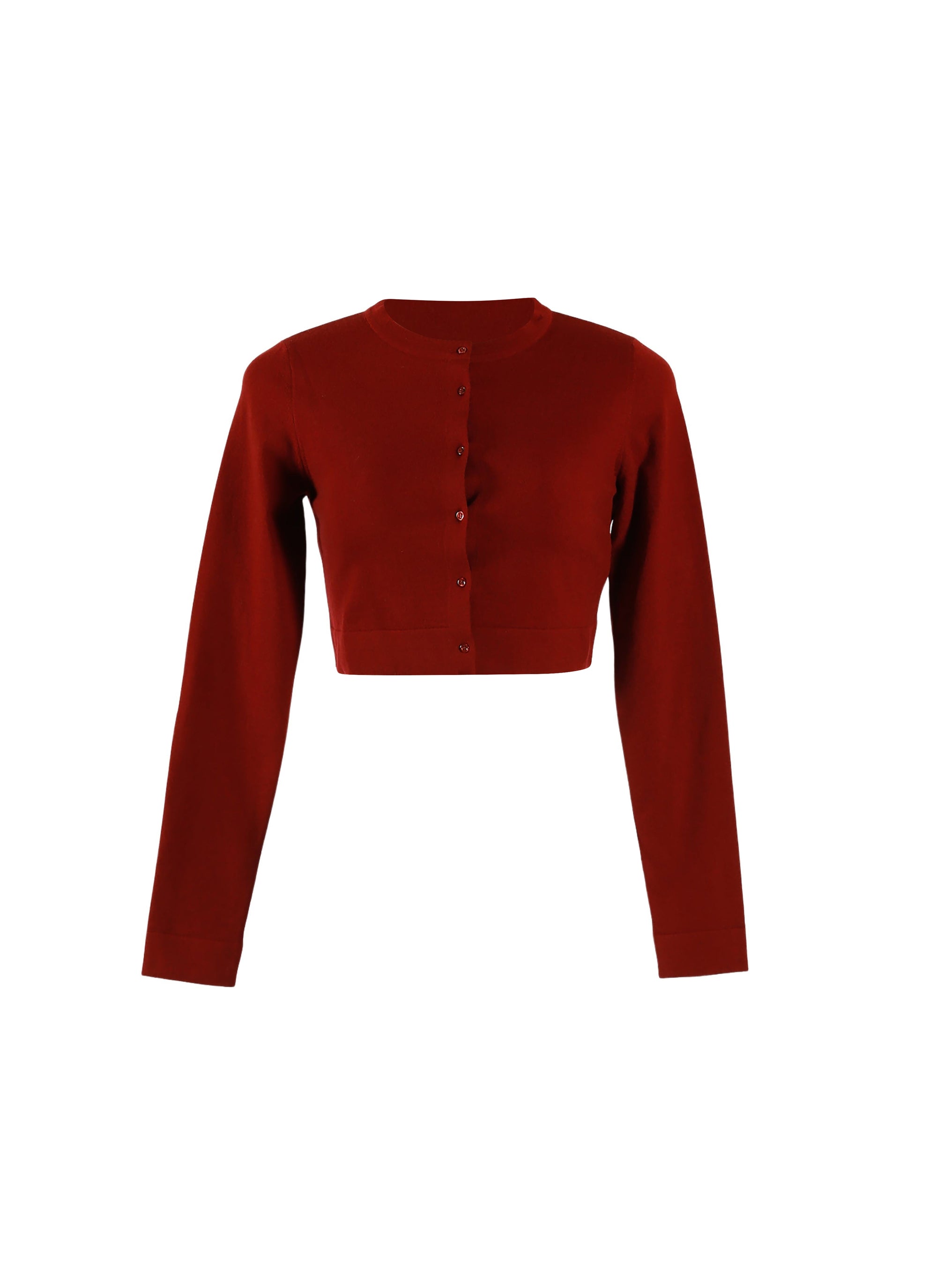 Cardigan Supreme en laine - Grenat