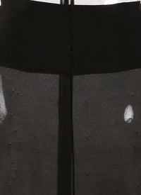 Intime Long skirt Bottom - Black