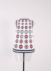 Veste sans manches zippée Atomic - Chair & Multicolore