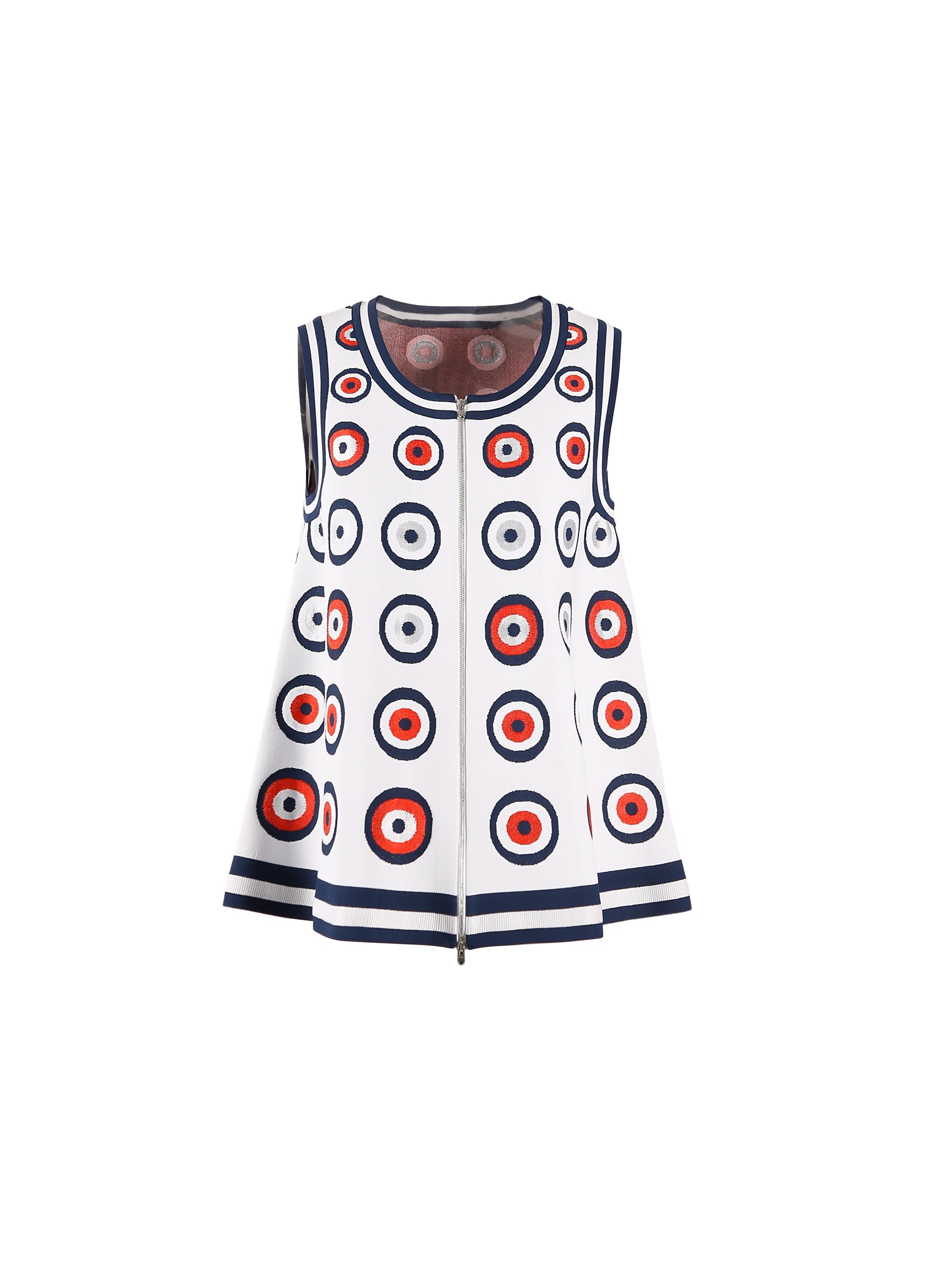 Veste sans manches zippée Atomic - Chair & Multicolore