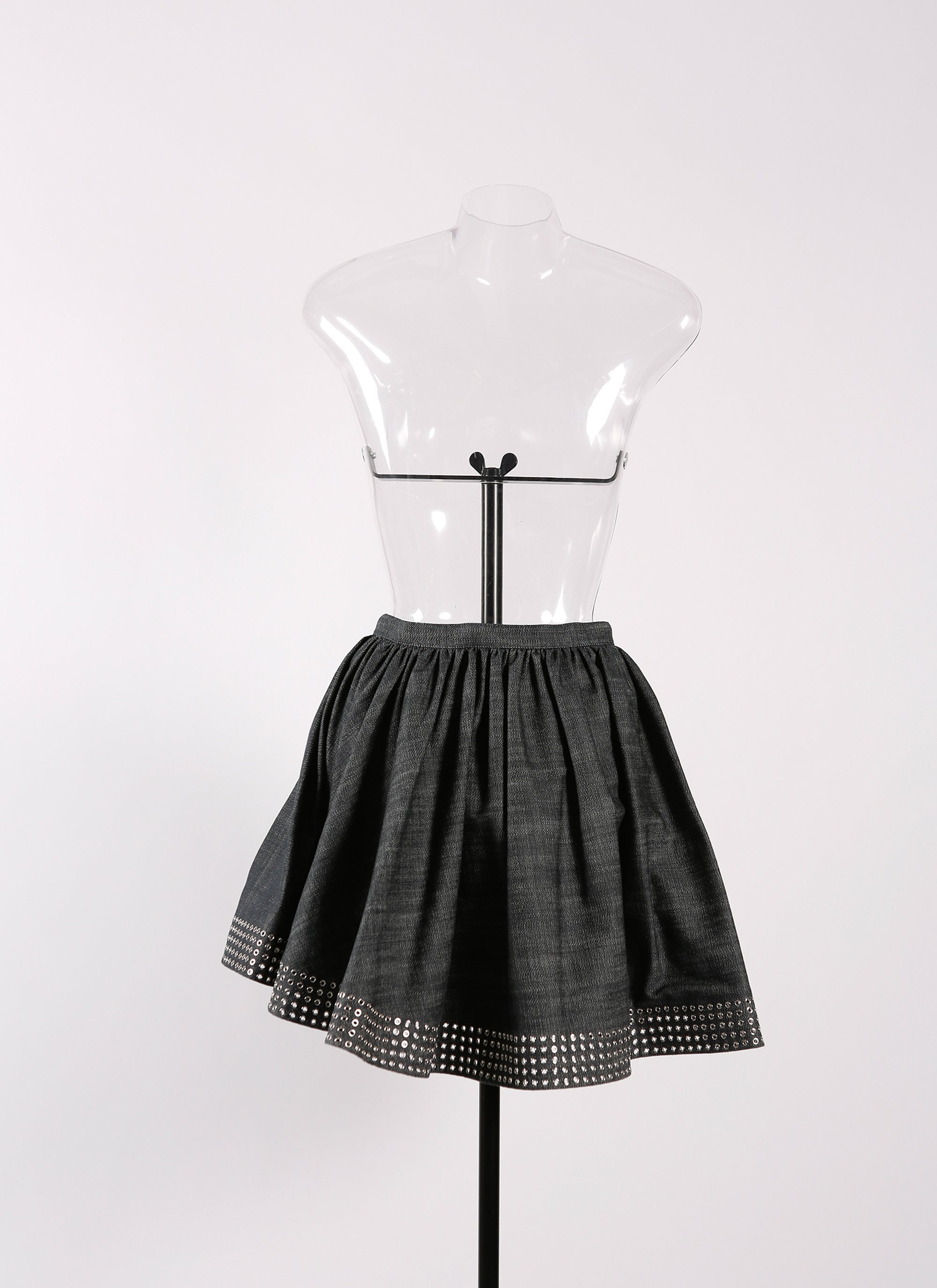 Denim skirt - Black