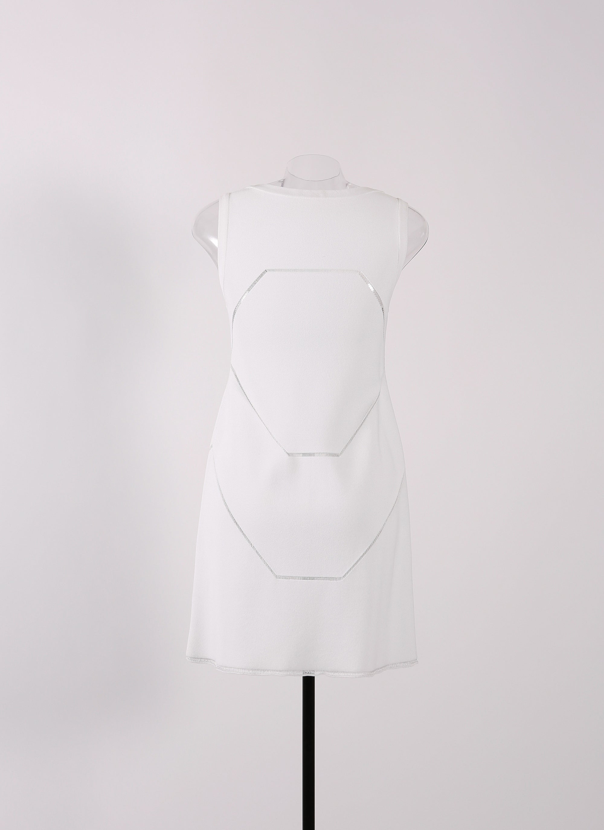 Robe sans manches Guarani en maille - Blanc Optique