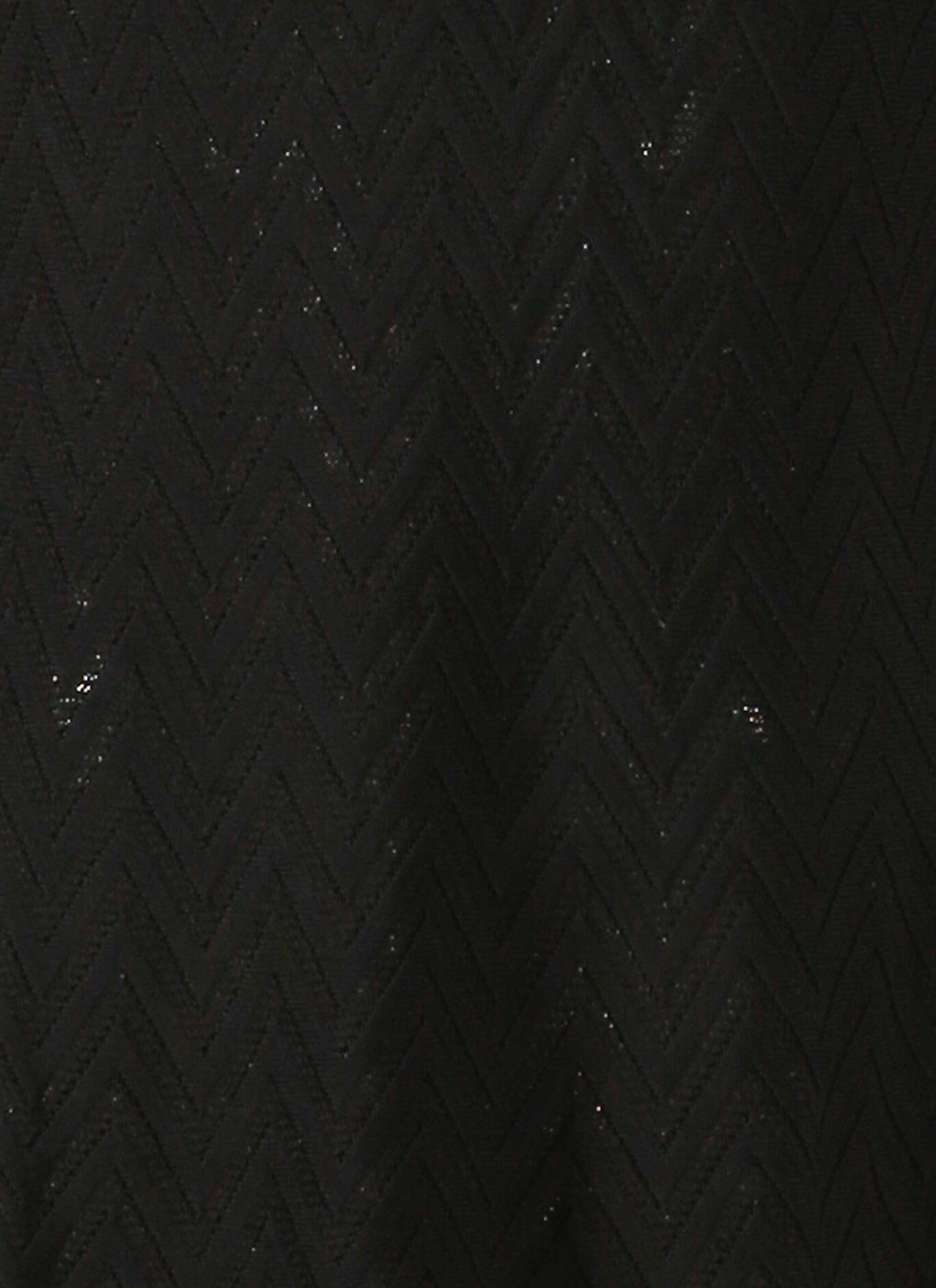 Jamaica knitted long sleeve dress - Black
