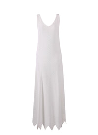 Robe sans manches Jamaica en maille - Blanc Optique