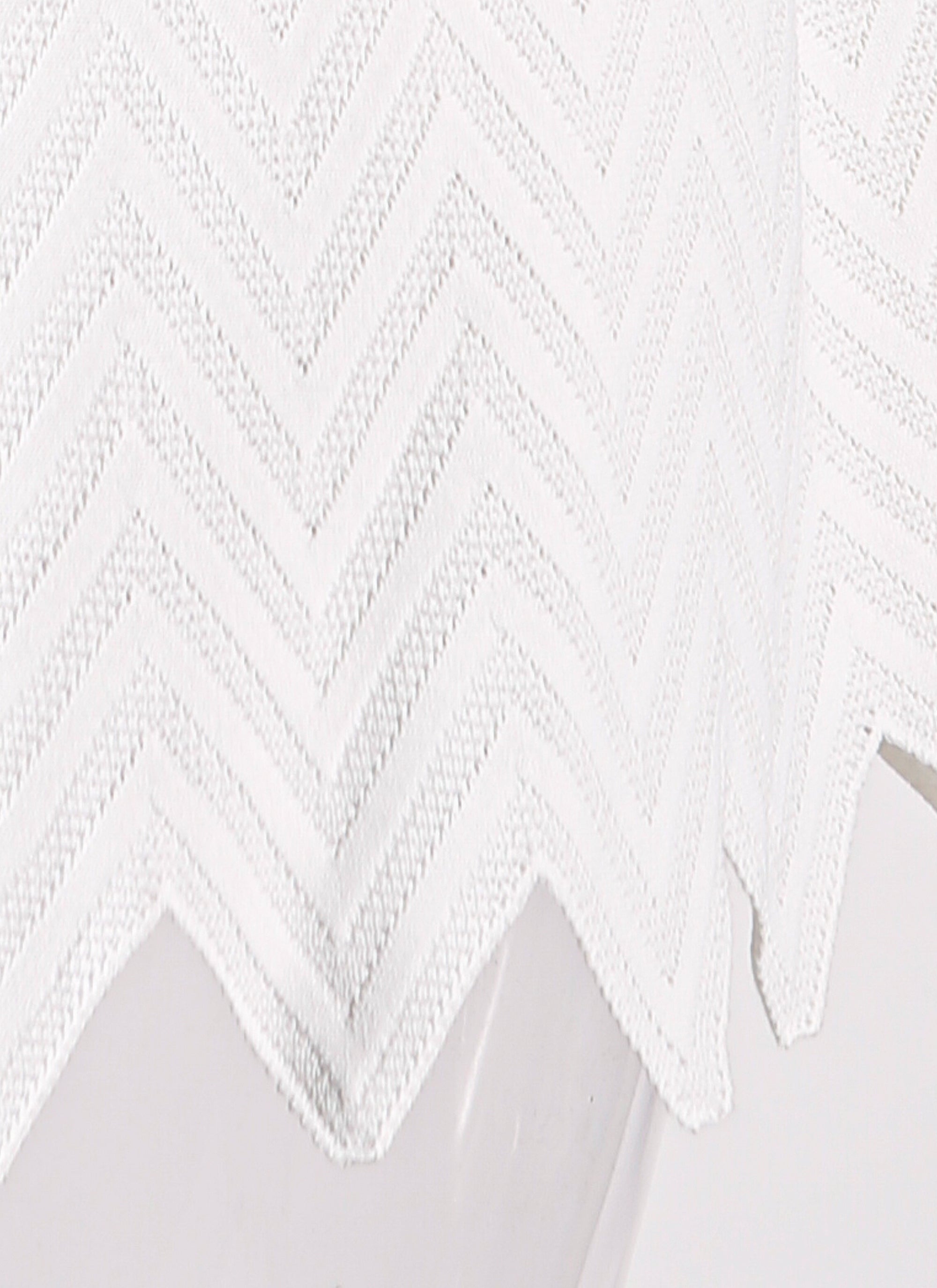 Pull à manches courtes Jamaica en maille - Blanc Optique