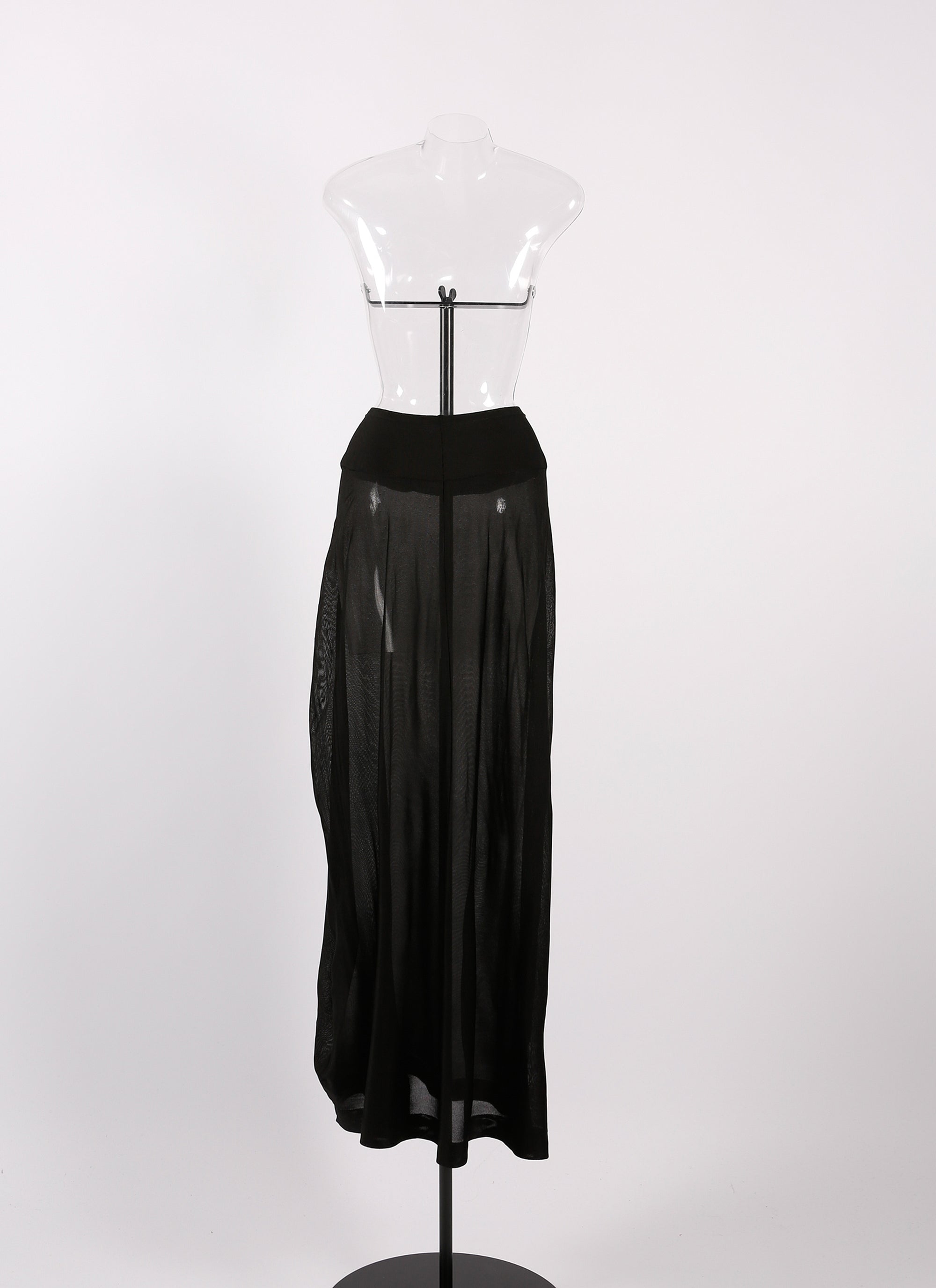 Intime Long skirt Bottom - Black