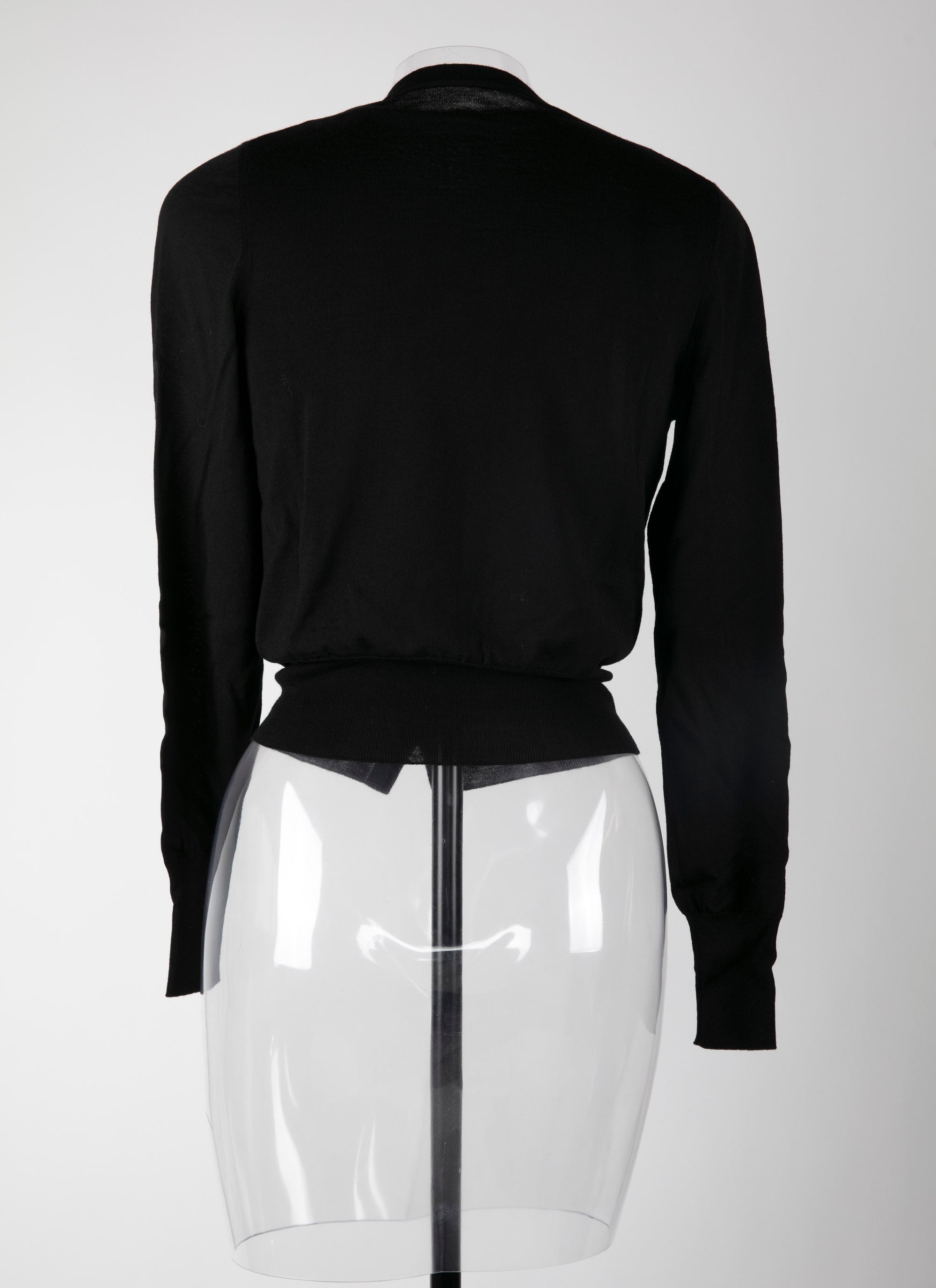 Maille Twin-set en laine fine - Noir