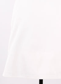 Canvas skirt - White