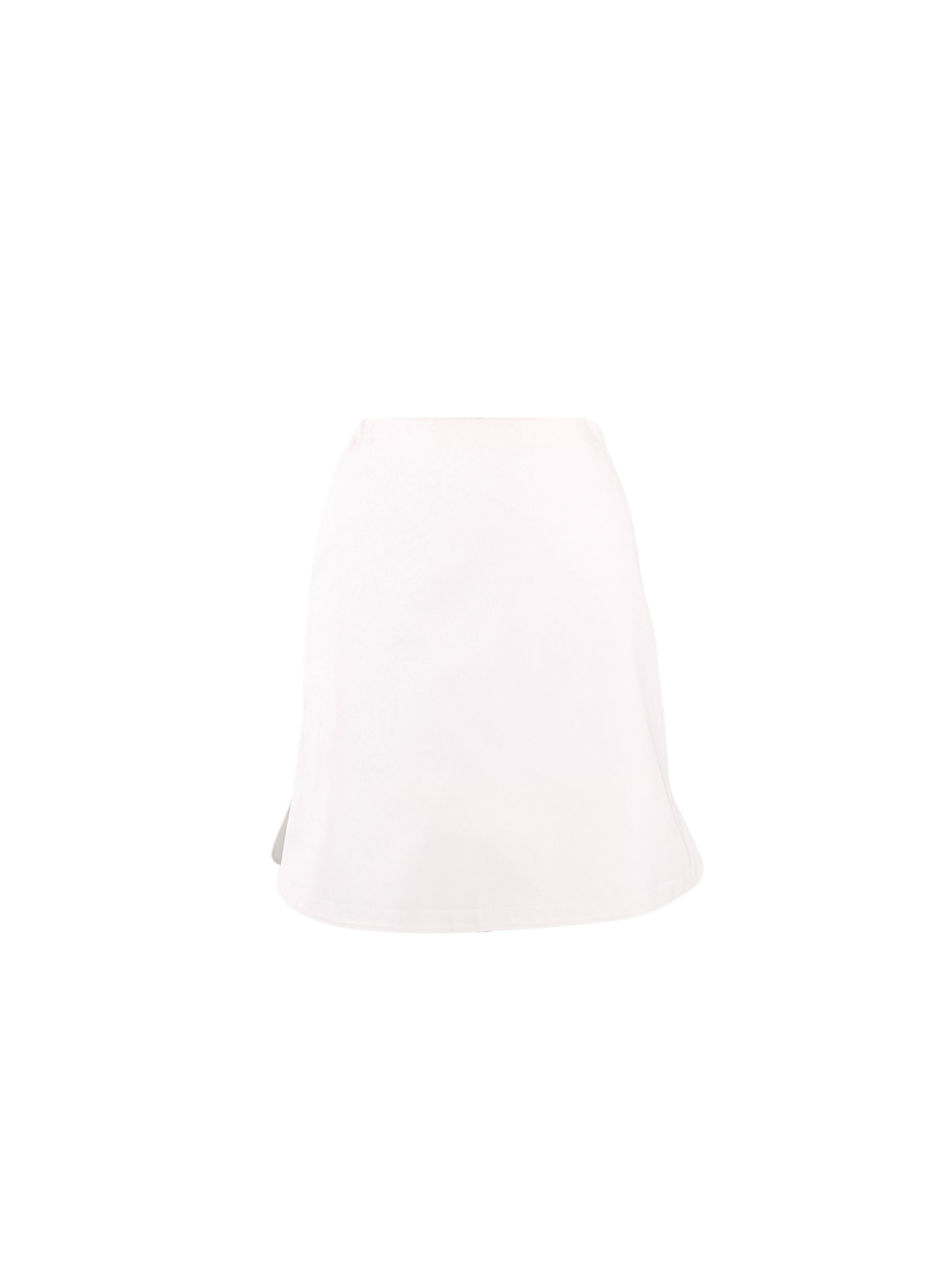 Canvas skirt - White
