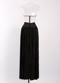 Jupe Mistral en maille - Noir & Beige