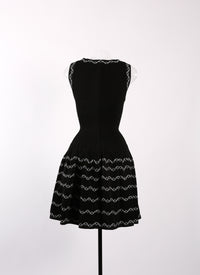 Allegro sleeveless knitted short dress - Black