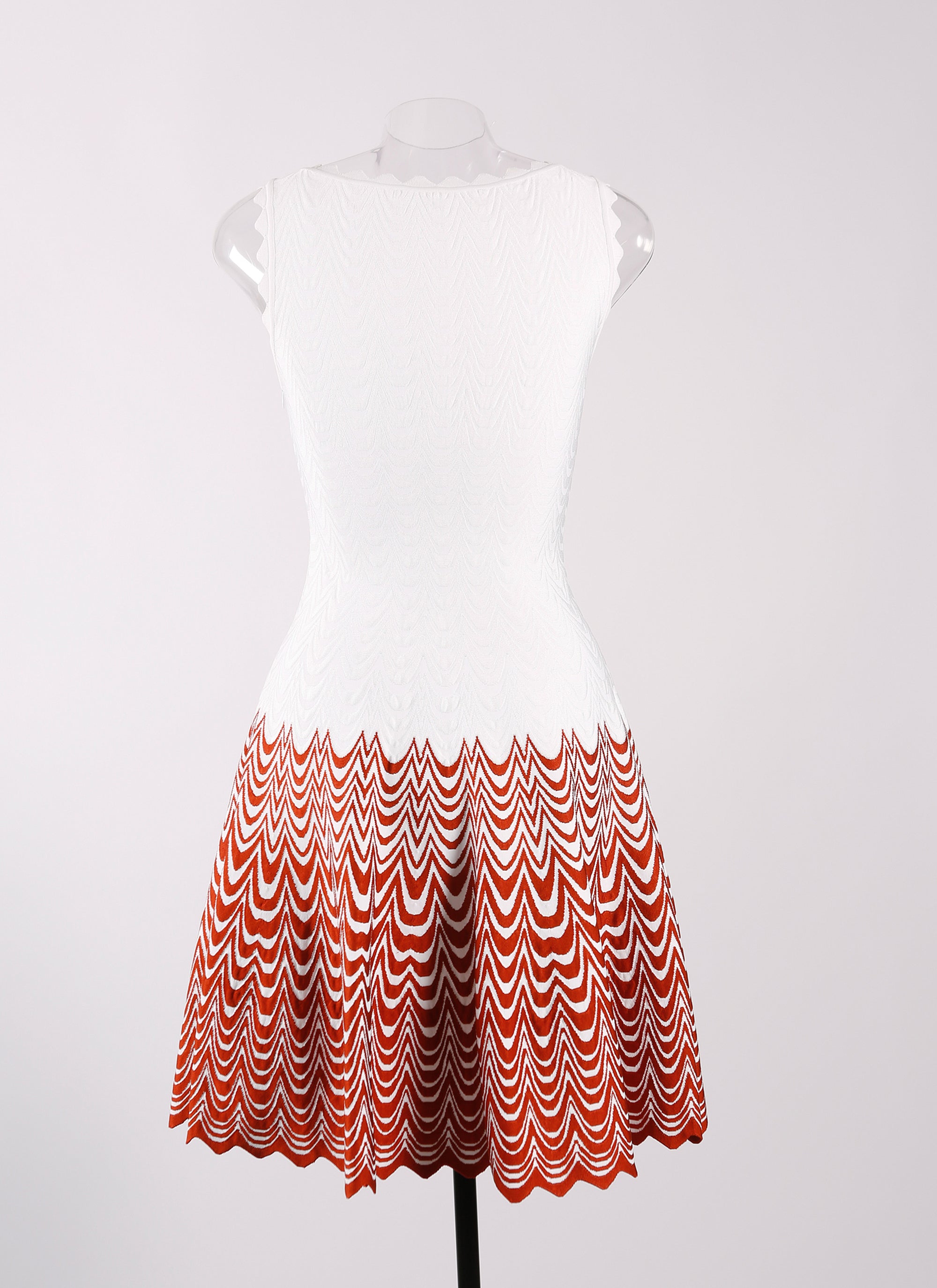 Mesh Mandorle sleeveless dress - Multicolour