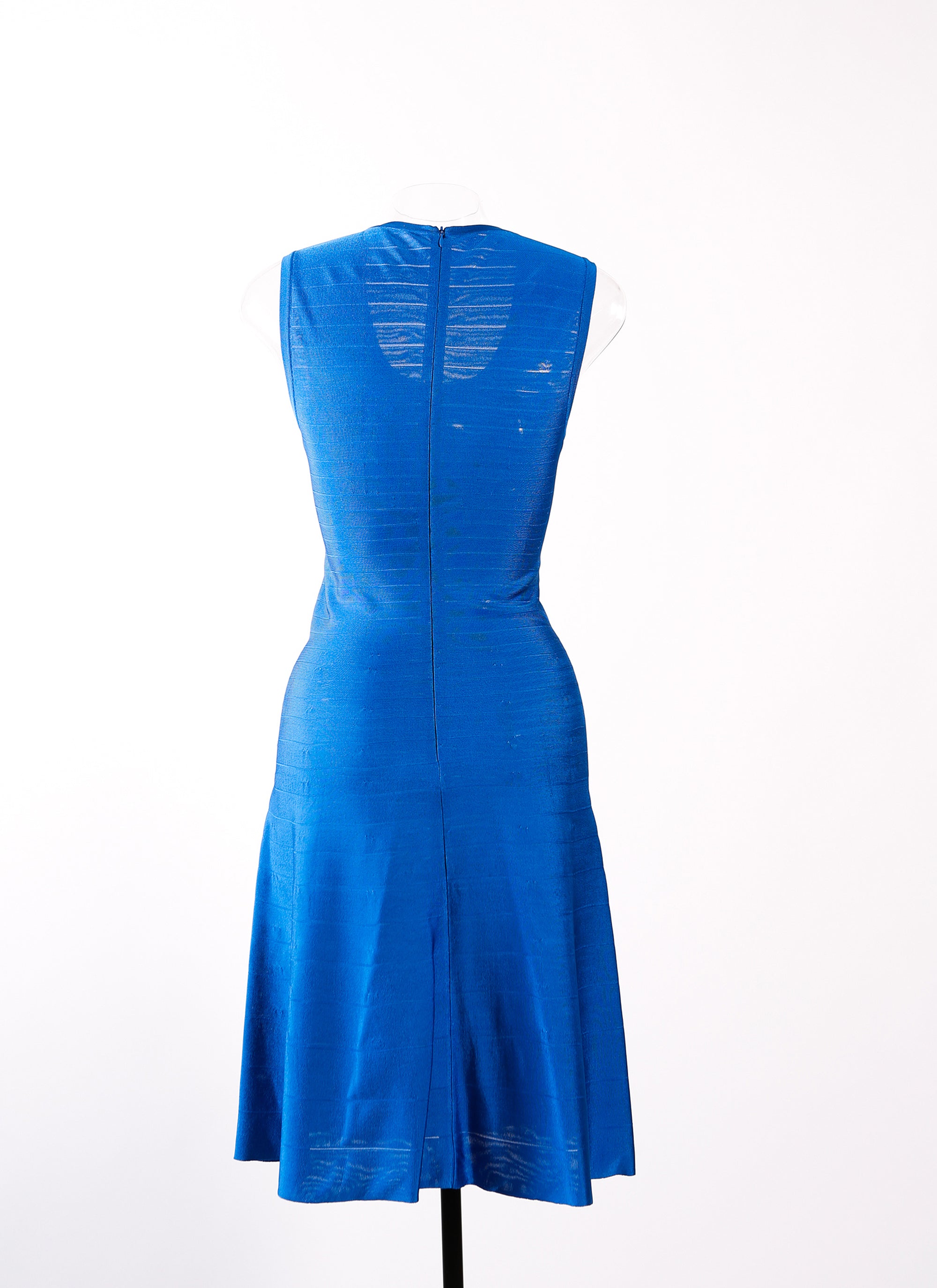 Robe sans manches Bolchoi en maille - Bleu Electrique