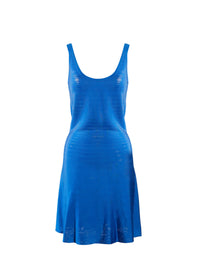 Robe à bretelles Bolchoi en maille - Bleu Electrique