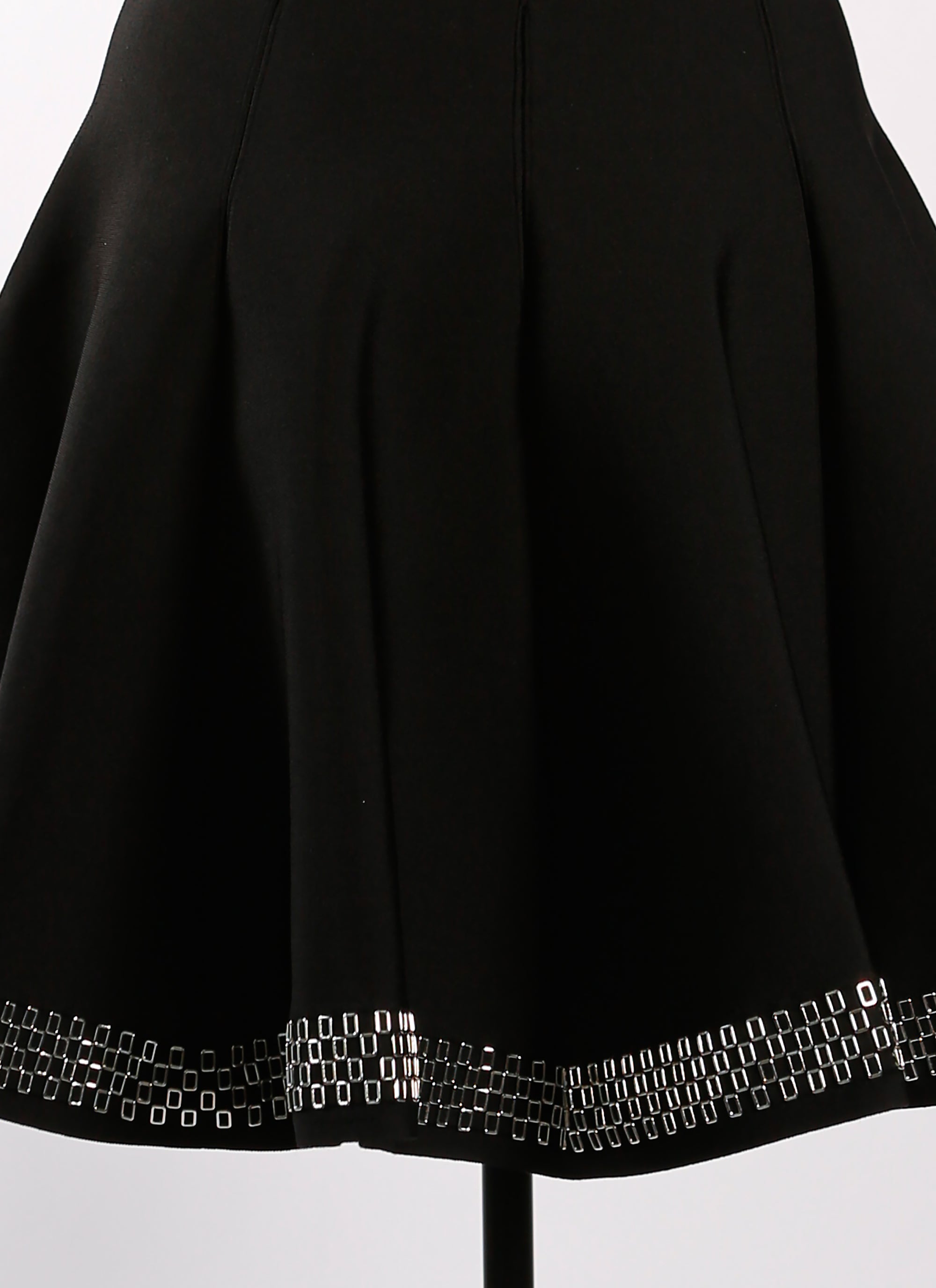 Knitted Tatoo short skirt - Black