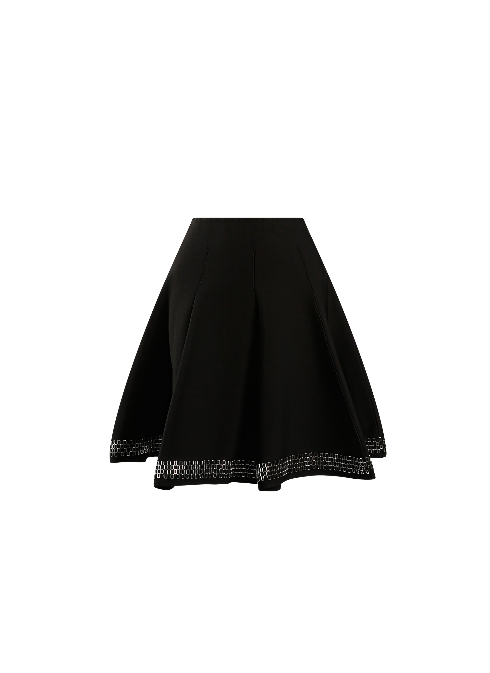 Knitted Tatoo short skirt - Black