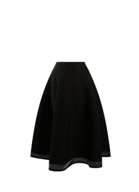 Tatoo Knit Maxi skirt - Black