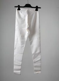 Wool Stretch Legging - White