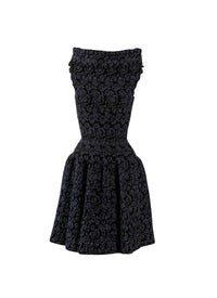 Robe sans manches Iris en maille - Noir & Nuit