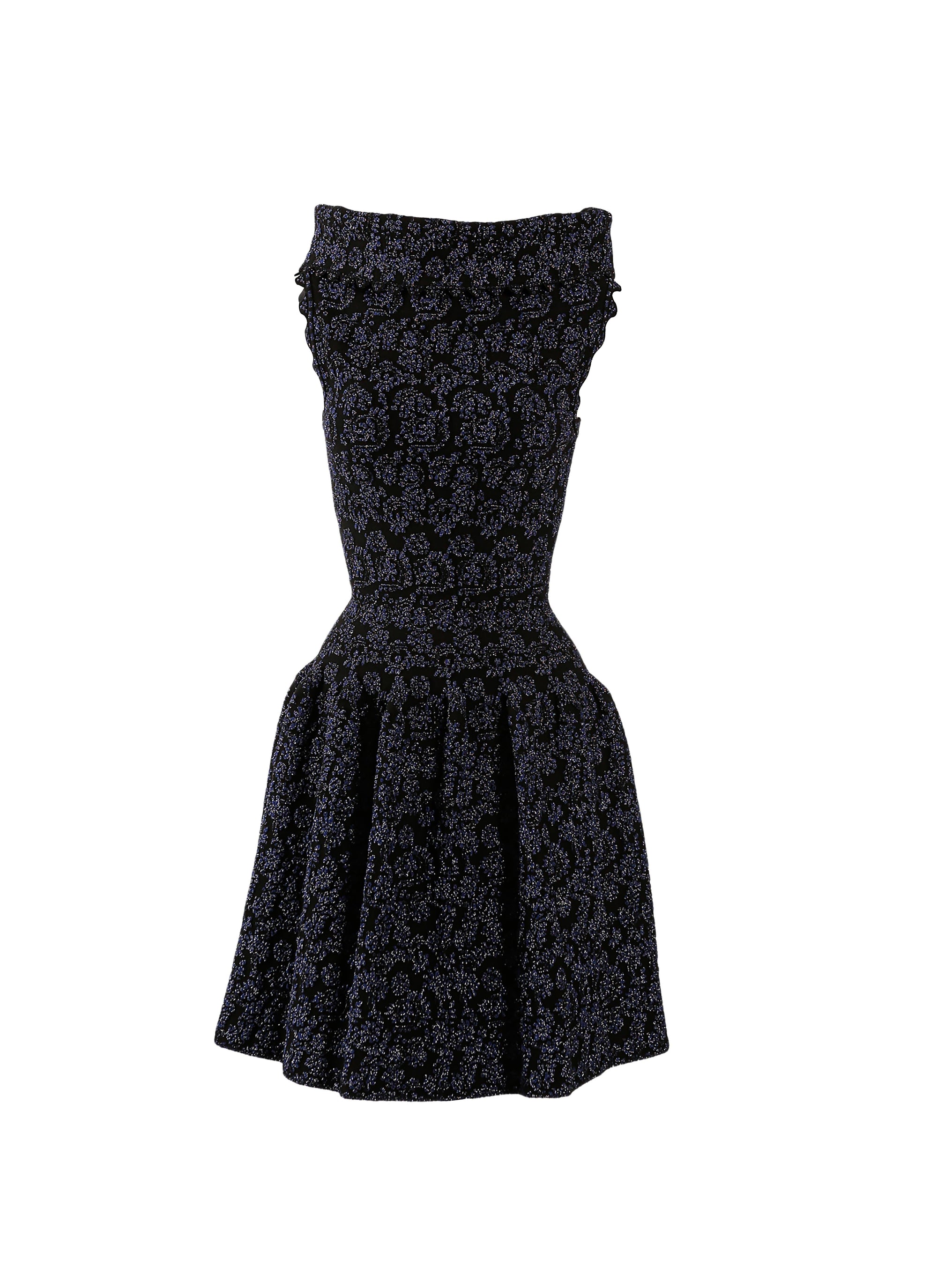 Robe sans manches Iris en maille - Noir & Nuit