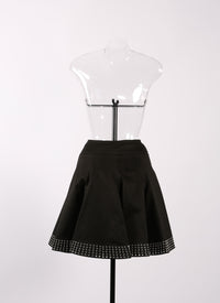 Gabardine skirt - Black