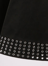 Gabardine skirt - Black