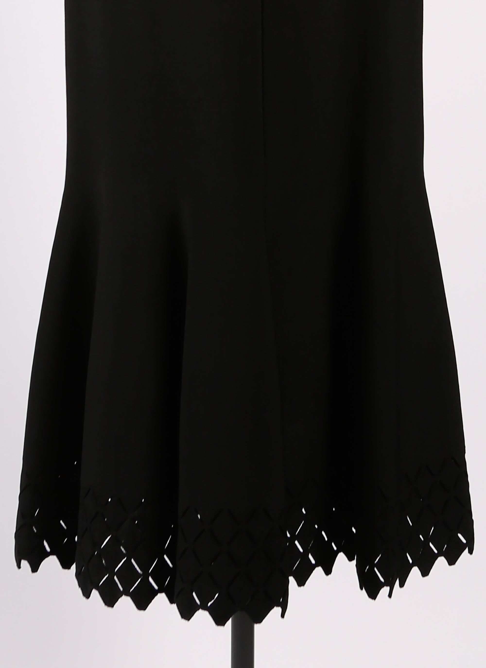 Knitted Diamond skirt - Black