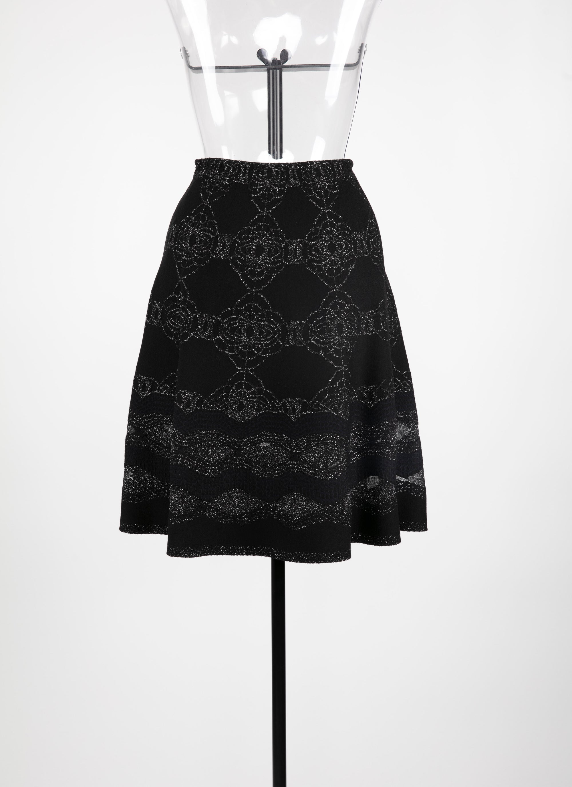 Wool Babylon skirt - Black