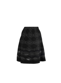 Wool Babylon skirt - Black