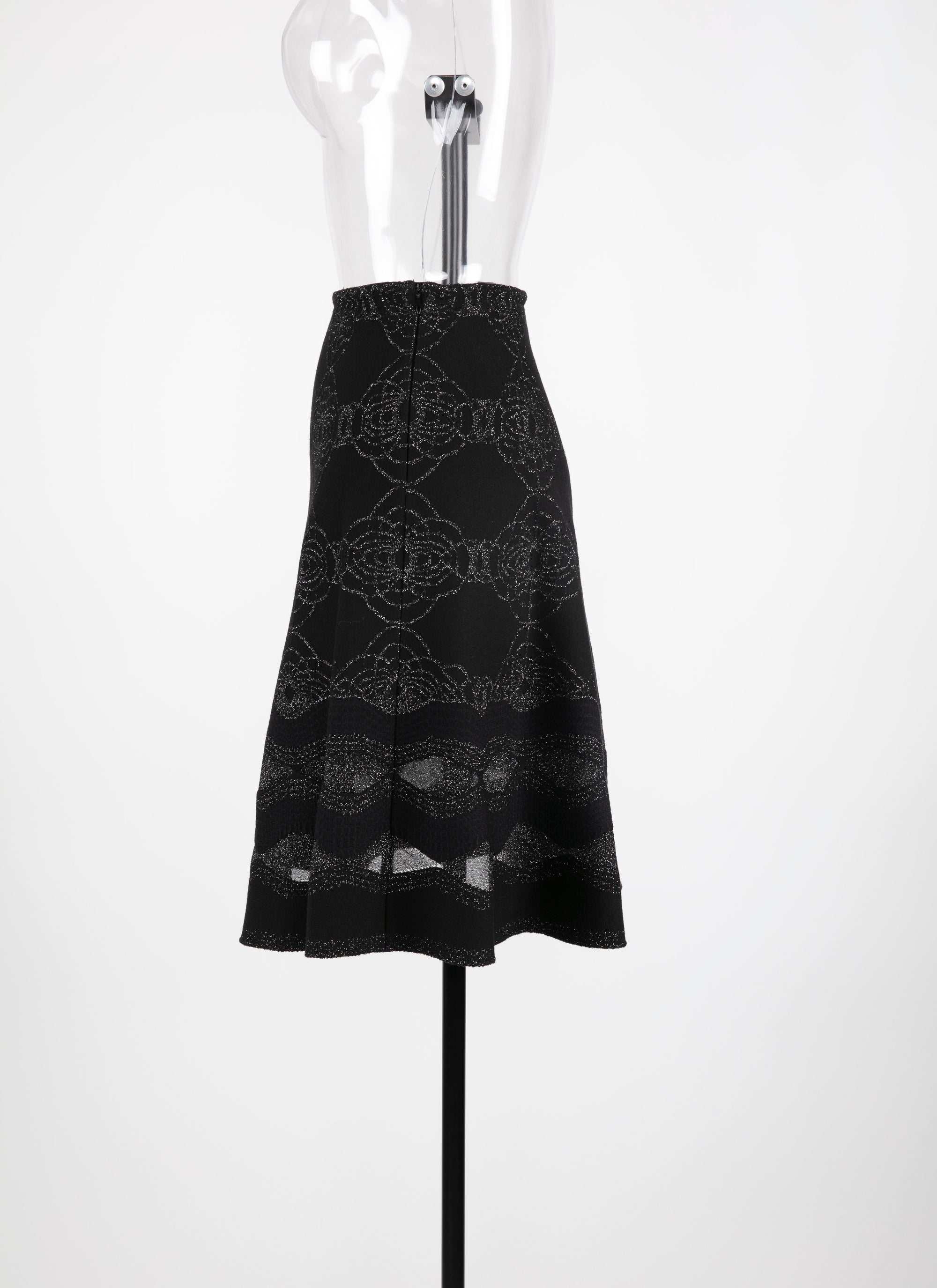 Wool Babylon skirt - Black
