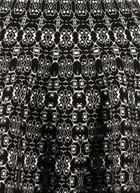 Robe à manches longues Alhambra en maille - Noir & Blanc