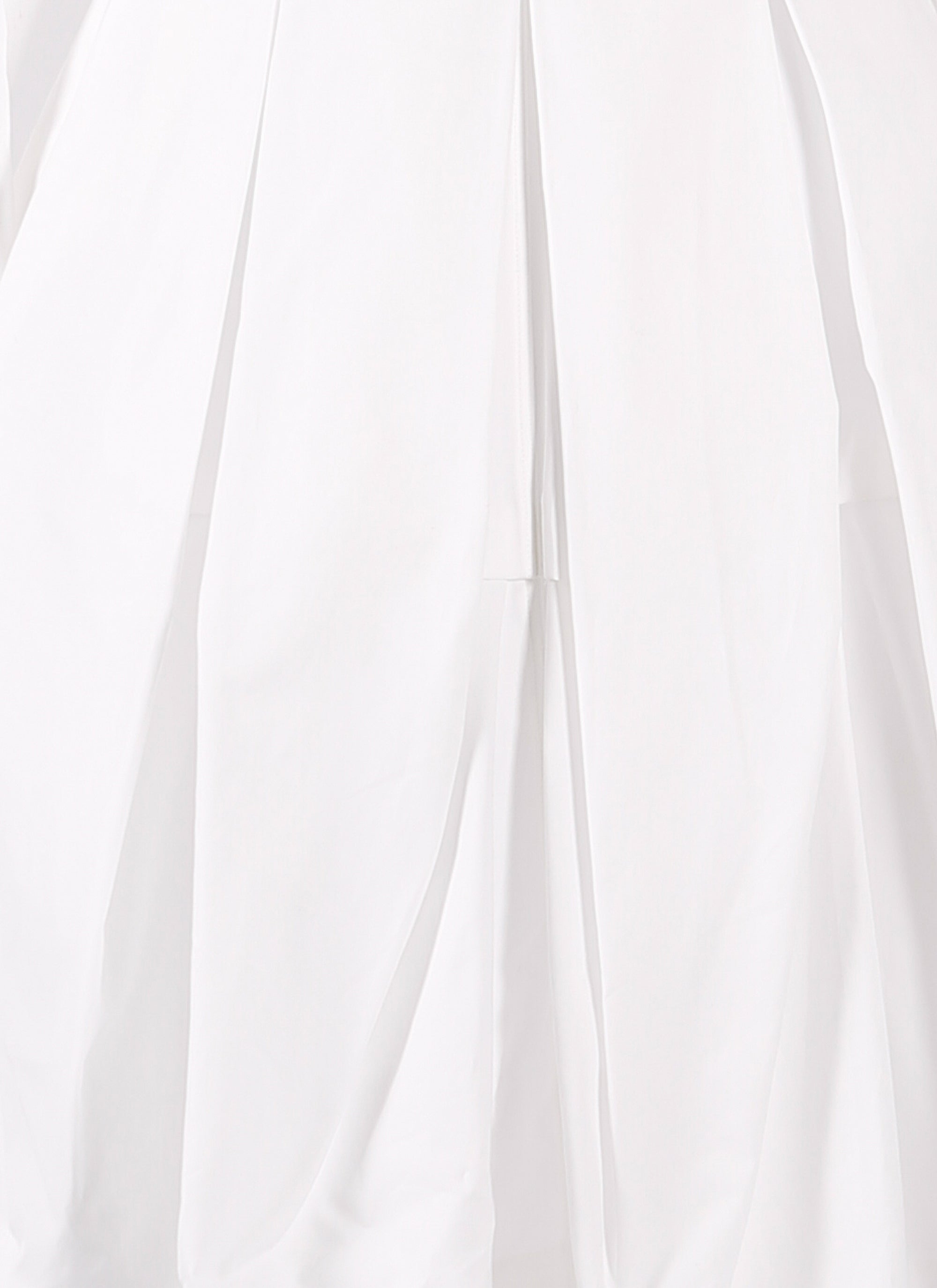 Short shirt dress in Japanese poplin - White