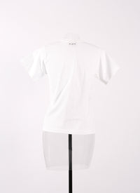 Mon cœur T-shirt - White & Red