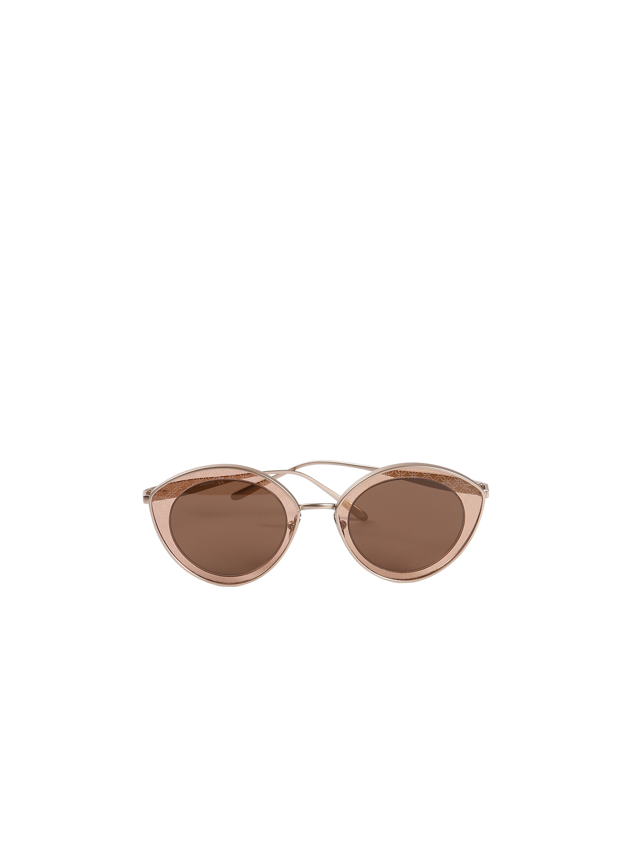 Lunettes de soleil cat eye - Or & Noir