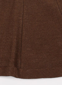Raffia skirt - Chocolate